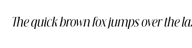 Preview of beautique display condensed italic