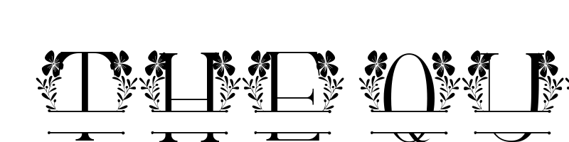 Preview of beauty floral line monogram