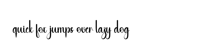 Preview of Beloved font