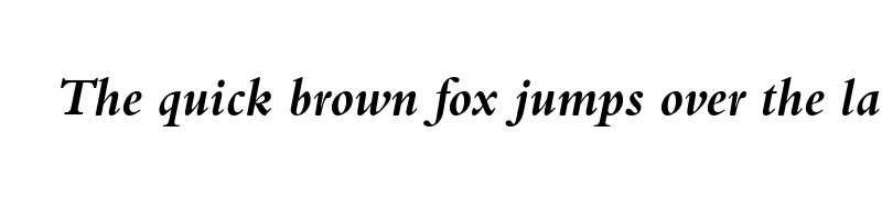 Preview of bembo bold italic
