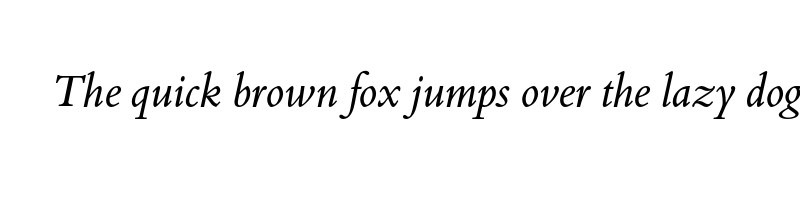 Preview of bembo book mt pro italic