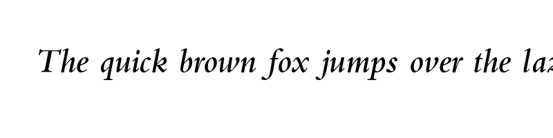 Preview of bembo semibold italic