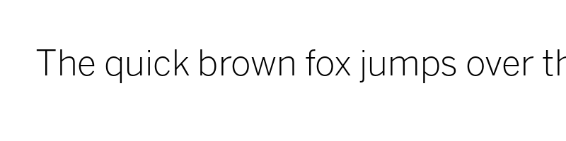 Preview of benton sans light