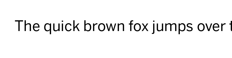 Preview of benton sans regular