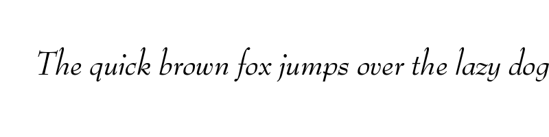 Preview of bernhard modern std italic