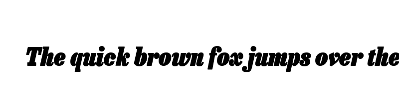 Preview of besley condensed fatfaceitalic