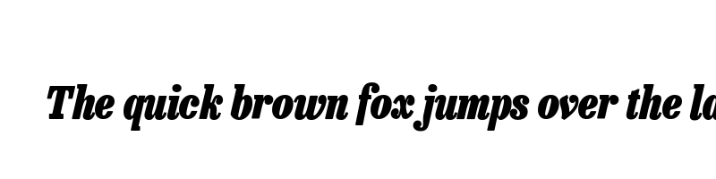 Preview of besley condensed heavy italic