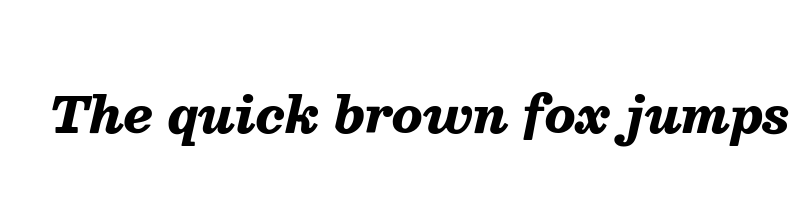 Preview of besley heavy italic