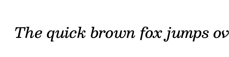 Preview of besley medium italic