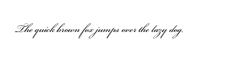 Preview of bickham script pro