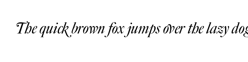Preview of big caslon italic swash