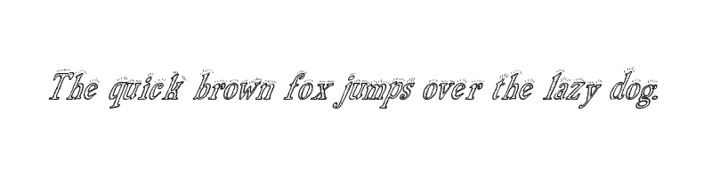 Preview of biscuit made italic