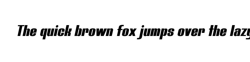 Preview of bluefish black demo italic
