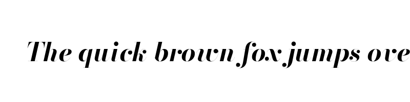 Preview of bodoni 72 bold italic