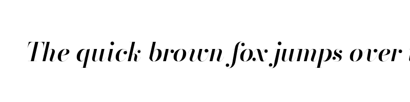 Preview of bodoni 72 medium italic