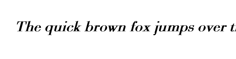 Preview of bodoni bold italic