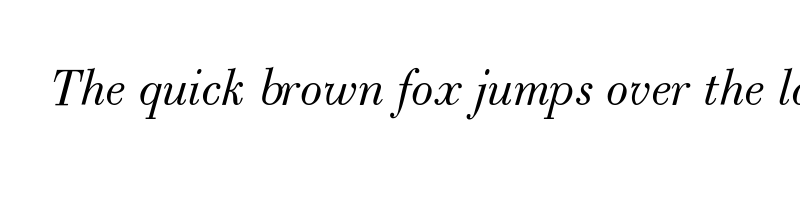 Preview of bodoni classic text cyrillic italic