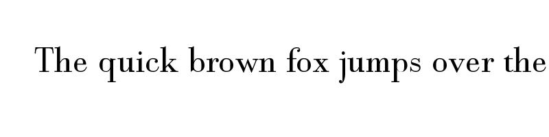 Preview of bodoni classic text cyrillic roman