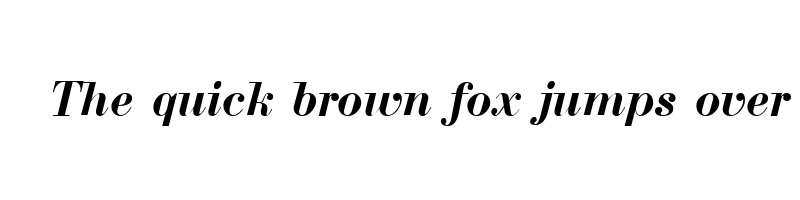 Preview of bodoni ctt bold italic