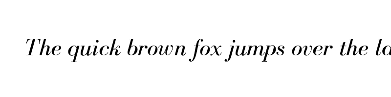 Preview of bodoni flf italic