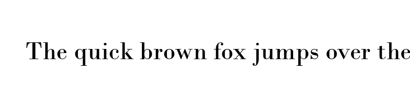 Preview of bodoni mt regular