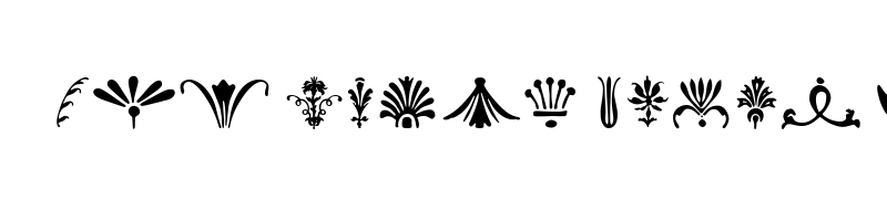 Preview of bodoni ornaments itc