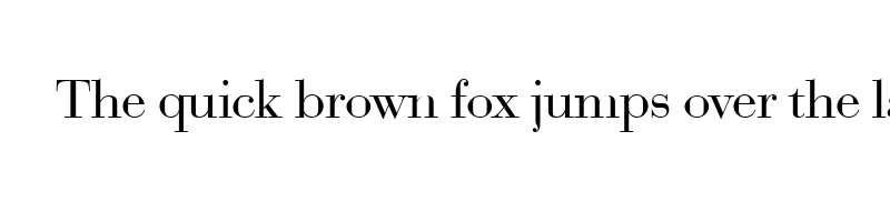 Preview of bodoni recut ssi regular