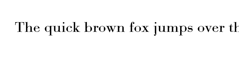Preview of bodoni roman