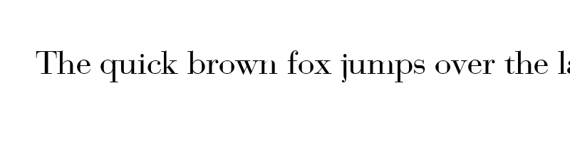 Preview of bodoni unicode