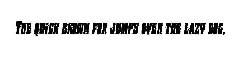 Preview of bog beast condensed italic