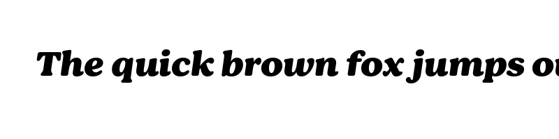 Preview of bogue black italic