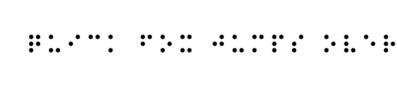 Preview of Braille Regular