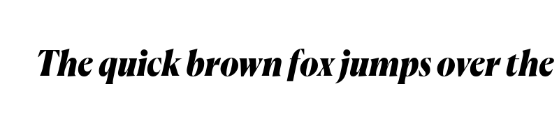 Preview of Canela BlackItalic Trial