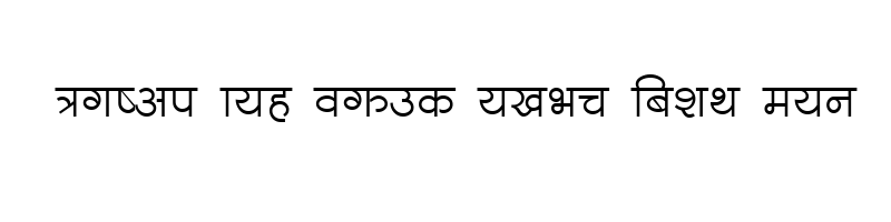 Preview of ChandraText Bold Regular