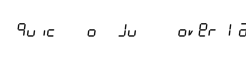 Preview of DigitTech9 Italic
