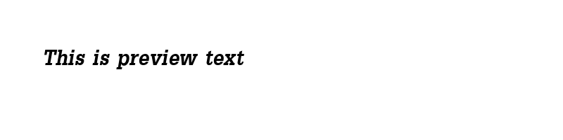 Preview of DilleniaUPC Bold Italic