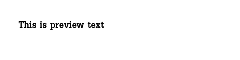 Preview of DilleniaUPC Bold