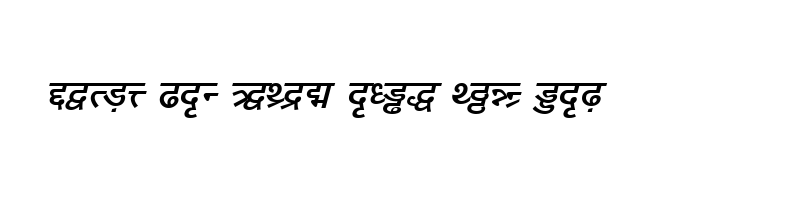 Preview of DV TTYogesh BoldItalic