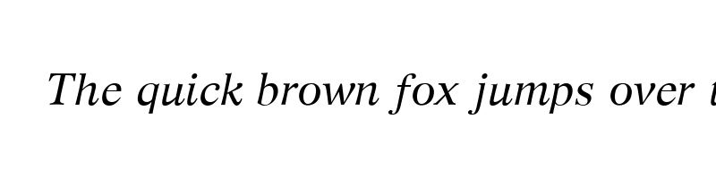 Preview of GFS Artemisia Italic