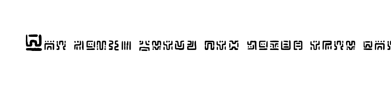 Preview of Handwritten Sheikah Runes Regular MAC