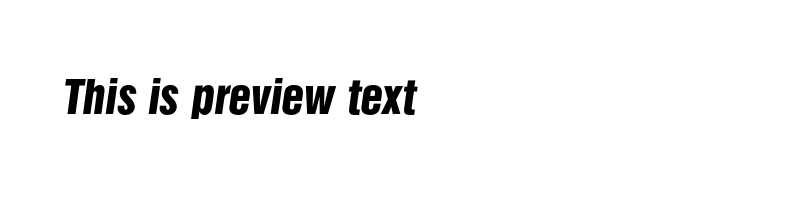 Preview of Helvetica Inserat BQ Regular