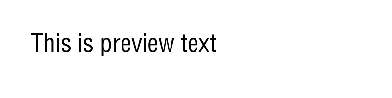 Preview of Helvetica LT Std Condensed