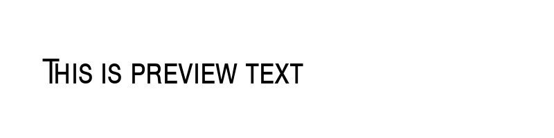 Preview of Helvetica Narrow SC Regular