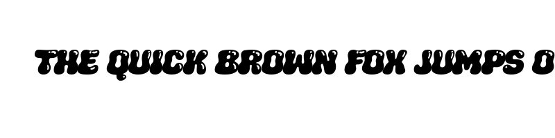 font preview of HOPALOPE BUBBLE