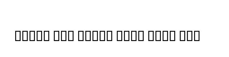 font preview of HSN Razan regular
