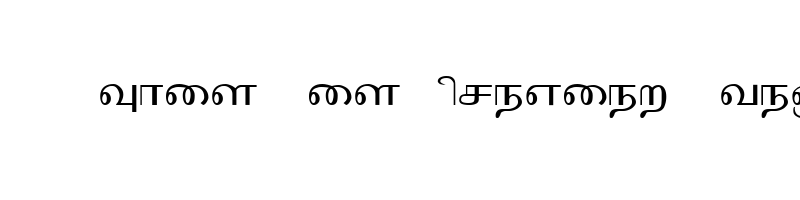 font preview of Ithayam Regular