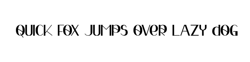 font preview of Jode DisplayOne otf