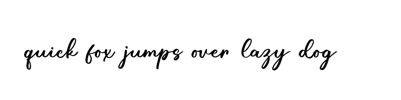 font preview of Just Imagine