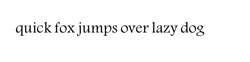 font preview of K Sina Bold
