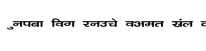 font preview of Kanika Wide Regular